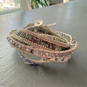 Nakamol Beaded Wrap Bracelet